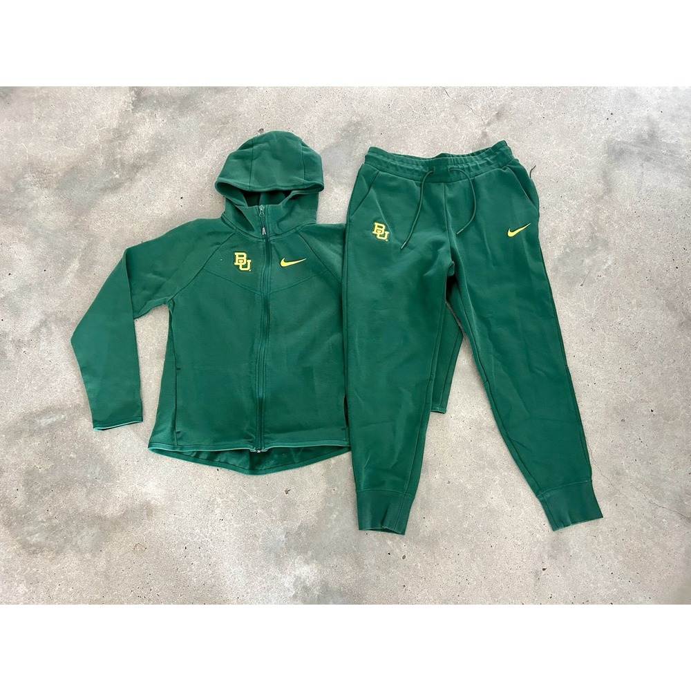 Nike Baylor Bears Set Zip Hoodie Sz L  Sweatpants Sz M
